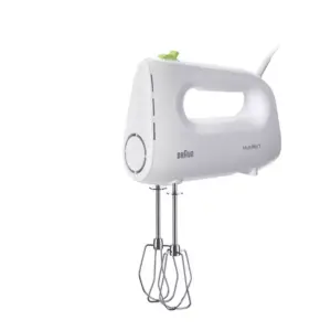 Braun Hand Mixer With Attachments MultiMix 1 450W 4 Speeds + Turbo Automatic Driven - HM102AI-HM100WH