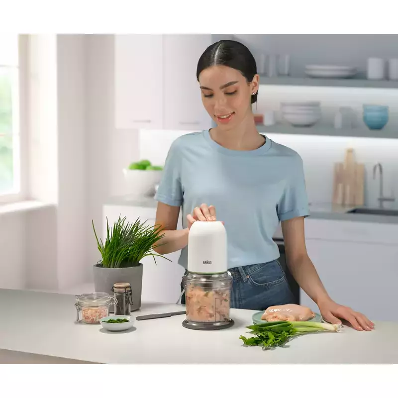Braun Chopper 0.5L Plastic Bowl 500W - CH3011WH - Image 6