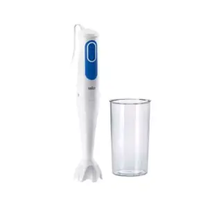 Braun Hand Blender 600ML With Attachments 700W 2 Speed Control Splash Control - 4192-MQ3000WH