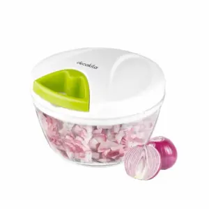 Decakila 400ml Manual Press Vegetable & Chip Chopper (Model: KMTT084W)
