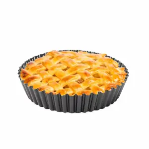 Decakila Baking Tray 24.5x5 CM Round Pie Mold Non Stick Cake Pan BPA Free Tart Mold - KMTT082B