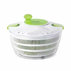 Decakila 4-Litre Manual Rotary Salad Spinner & Colander (Model: KMTT088W)