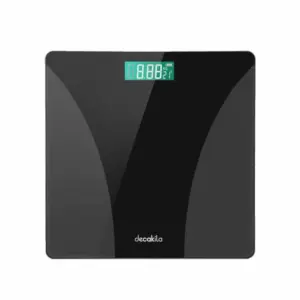 Decakila 180kg Precision Digital Tempered Glass Bathroom Scale (Model: KMTT038W)