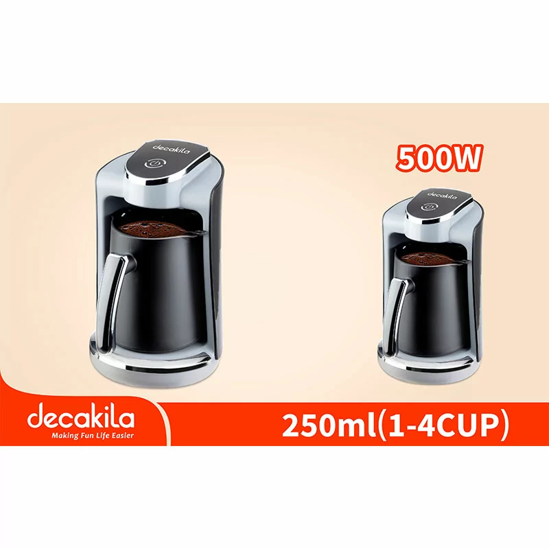 Decakila Coffee Maker 250ml Plastic Jug 4 Cups Capacity 500w - KECF030B - Image 2