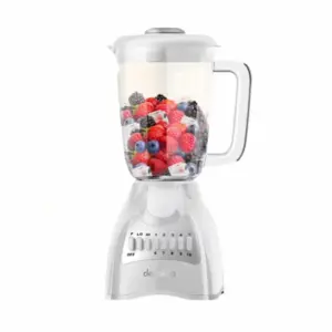 Decakila Blender 1.5l Plastic Jug with Stainless Steel Blades 500W - KEJB044W