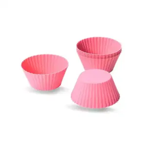 Decakila Silicone Cup Cake Liner Mold Heat Resistance Temperature 40-230 Centigrade - KMTT075Y