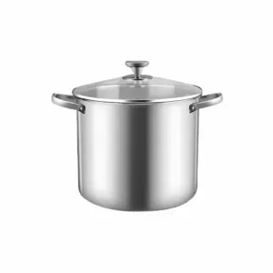Decakila Stock Pot 14.8L 0.5mm Thickness Stainless Steel - KMEP047M