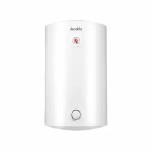 Decakila 50-Litre 1500W Vertical Electric Storage Water Heater (Model: KEWH008W)