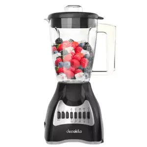 Decakila Blender 1.5l Plastic Jug with Stainless Steel Blades 500W - KEJB044B