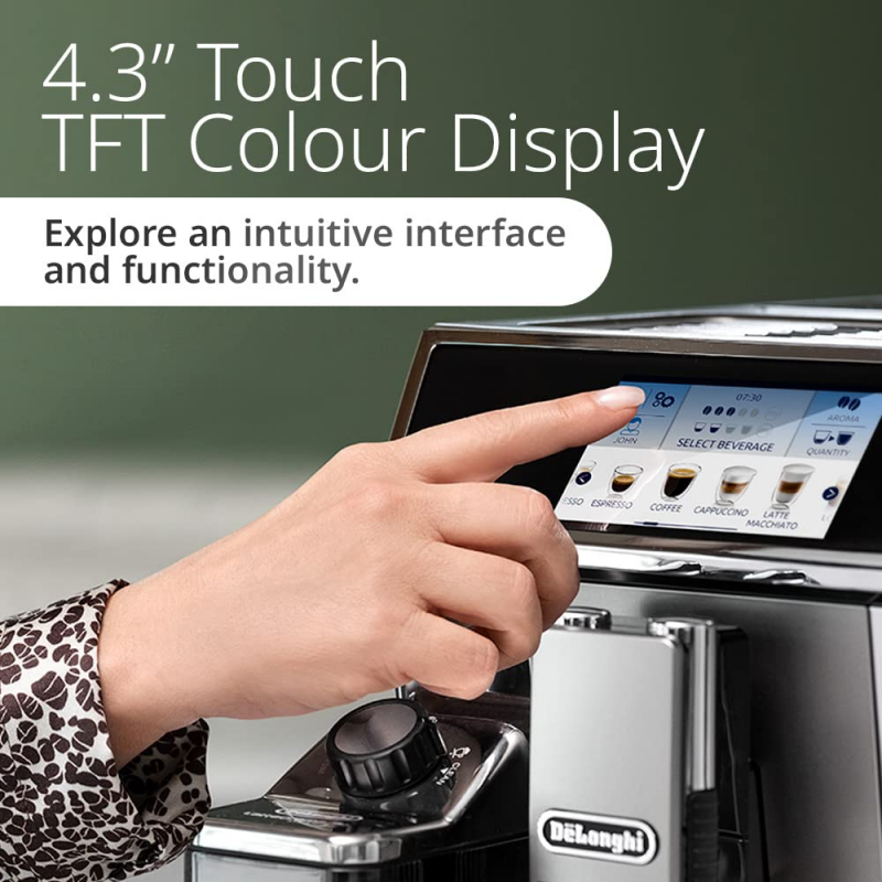De'Longhi 19-Bar PrimaDonna Elite Experience Automatic Coffee Machine (Model: ECAM650.85.MS) - Image 9