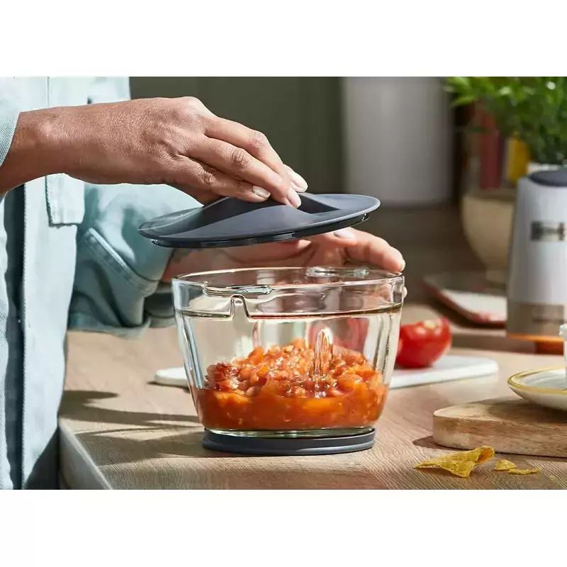 Kenwood 600ml 500W Stainless Steel Bowl QuadBlade Food Chopper (Model: CHP62.700SI) - Image 7