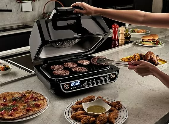 Kenwood 8-Litre 1700W Digital Smart Air Fryer & Indoor Grill (Model: GHF40.000BK) - Image 2