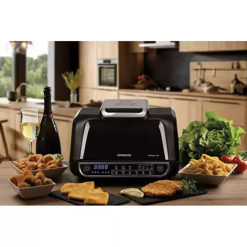 Kenwood 8-Litre 1700W Digital Smart Air Fryer & Indoor Grill (Model: GHF40.000BK) - Image 6